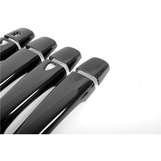 セールの引き下げ 光沢ブラック クローム ドア ハンドル カバー ステッカー 適用: ルノー/RENAULT コレオス 2017 2018 2019 2020 シルバー 2ボタン AL-RR-2150 AL