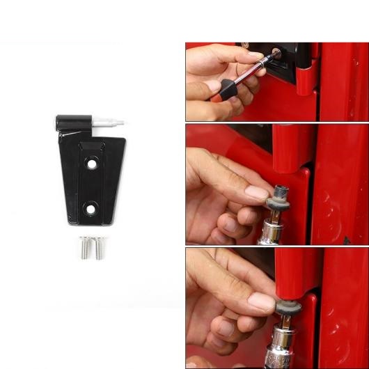 ドア ヒンジ カバー エンジン フード ヒンジ プロテクター トリム カバー ステッカー アクセサリー 適用: ジープ/JEEP 4ドア 8ピース AL RR 2256 AL :505683060:オートパーツエージェンシー 4号店