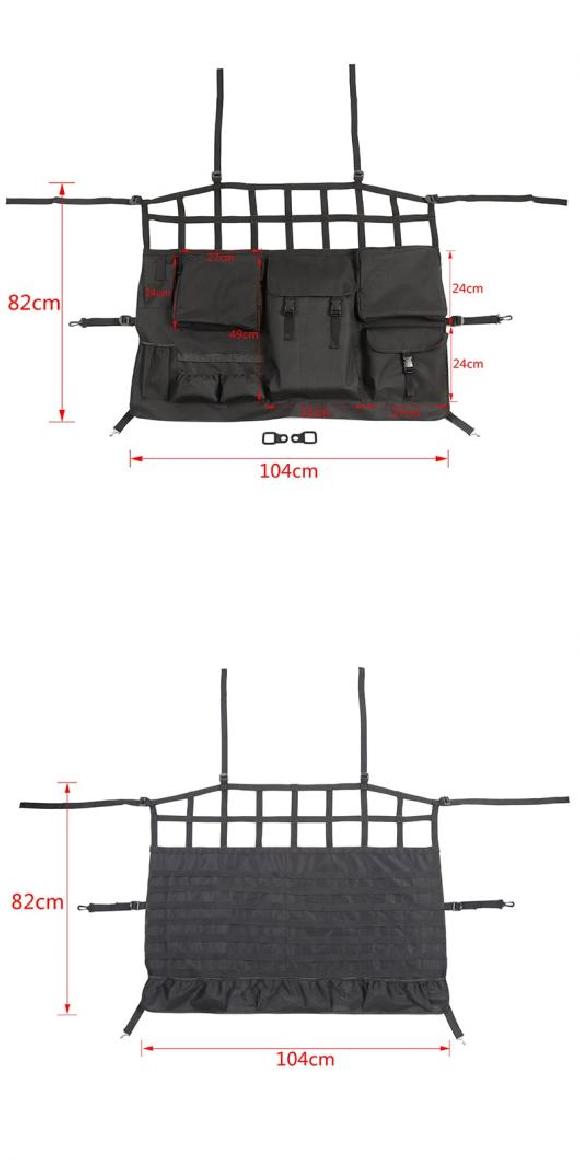 収納 適用: ジープ/JEEP ラングラー JK JL 2007-2020 シート バック ストレージ バッグ ジープ/JEEP ラングラー アクセサリー ブルー・ブラウン AL-RR-2918 AL