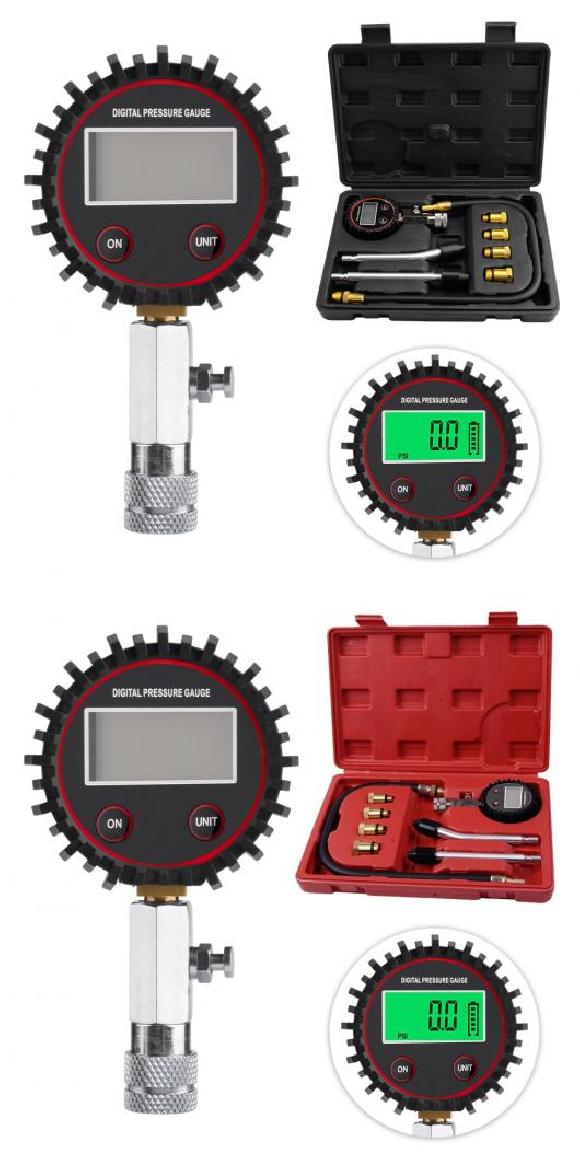 圧縮 テスター 自動車 デジタル 圧縮 ゲージ 200 PSI 適用: ガソリン エンジン シリンダー 圧縮 テスター キット アダプタ ブラック・レッド AL RR 3582 AL :505710210:オートパーツエージェンシー 4号店