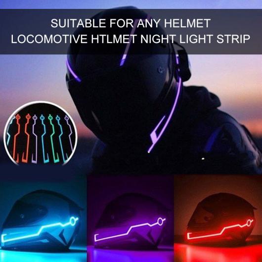 オートバイ ヘルメット ライト 蛍光ヘルメット 装飾 バー LED 乗用 シグナル 4 イン 1 レッド〜4 イン 1 アイスブルー AL-RR-4196 AL｜apagency4｜11