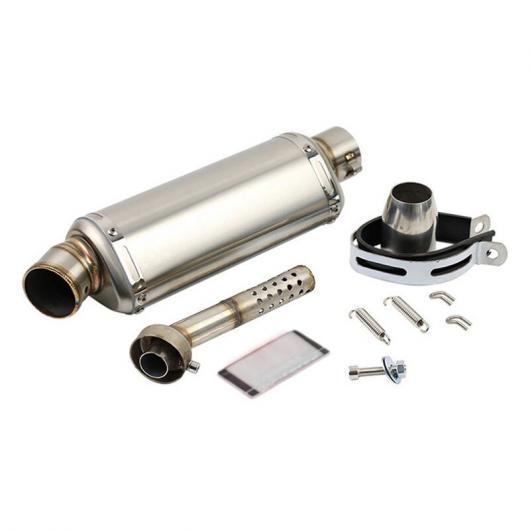 36-51mm ユニバーサル オートバイ エキゾースト マフラー パイプ エスケープ モト DB ピット バイク NVX BWS PCX125 GSR750 C-370mm AL-SS-0603 ALの画像