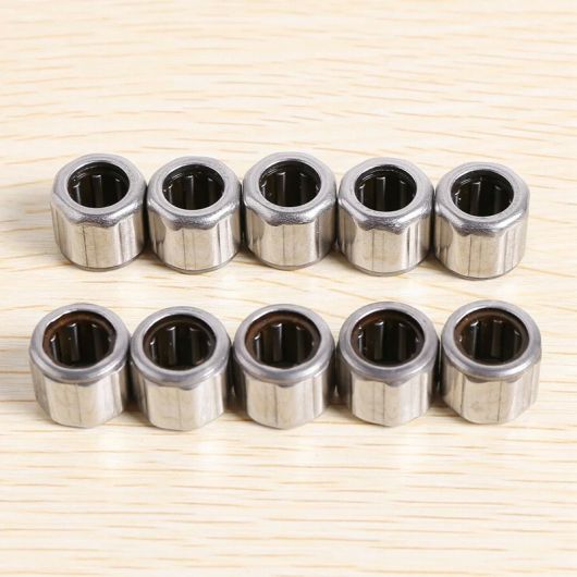 40個 ニードル ベアリング HF081412 アウター リング 八角形 1 - ウェイ ニードル ローラー ベアリング 8X14X12mm シルバー 八角形 AL-SS-2752 AL_5