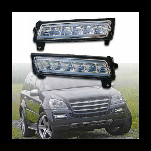 LED DRL フォグライト 適用:メルセデスベンツ ML GL GLK W164 X164 X204 ドライビング ランプ デイタイム ランニング ライト バンパー ランプ AL-SS-2891 AL