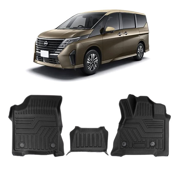 3D フロアマット 運転席/助手席用 日産 セ...の詳細画像2