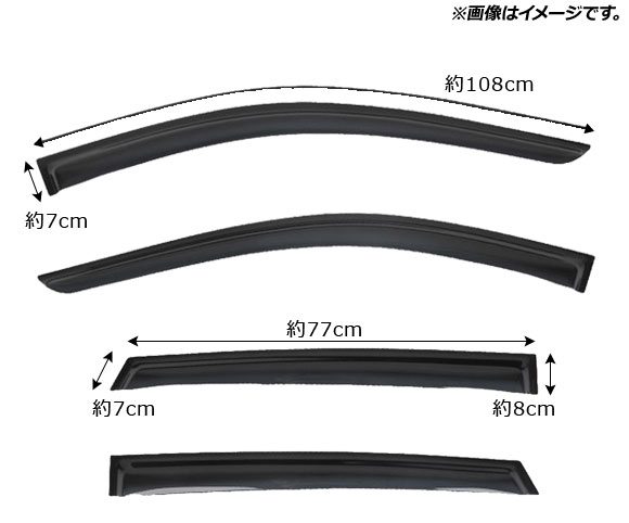 ベンツ Bクラス バイザー ドアバイザー w246 ブラックモール