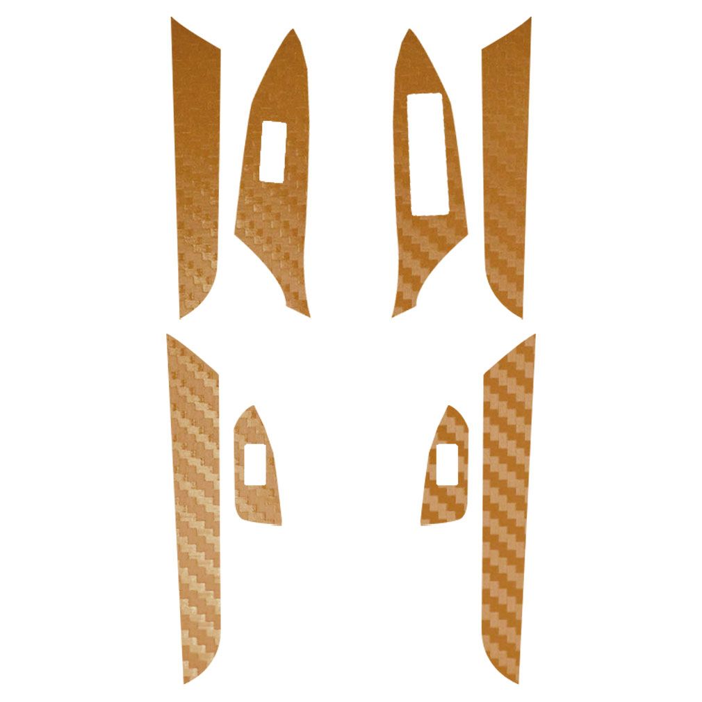 カーステッカー レクサス LX URJ201W 2015年09月〜 5Dカーボン調(3Dベース) サイドドアトリム＆スイッチ 内装 選べる20カラー AP-PA25TH0075_14