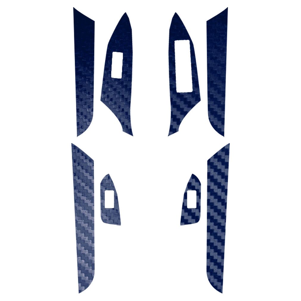 カーステッカー レクサス LX URJ201W 2015年09月〜 5Dカーボン調(3Dベース) サイドドアトリム＆スイッチ 内装 選べる20カラー AP-PA25TH0075_10