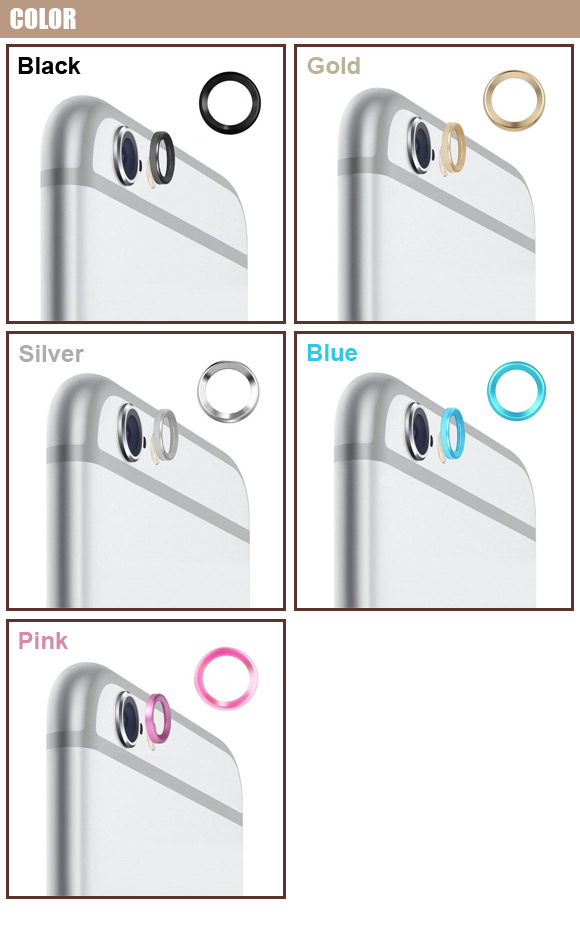 AP カメラレンズ保護リング iPhone6/6s/6Plus/6sPlus 選べる5カラー 選べる2サイズ AP-TH451｜apagency4｜03