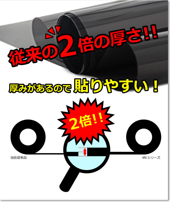 カーフィルム スバル ダイハツ シフォン/カスタム タント/カスタム LA650F/LA660F LA650S/LA660S リアセット(成型) 厚手 UV 高断熱 AP-WF4N0014-RDR1｜apagency4｜05