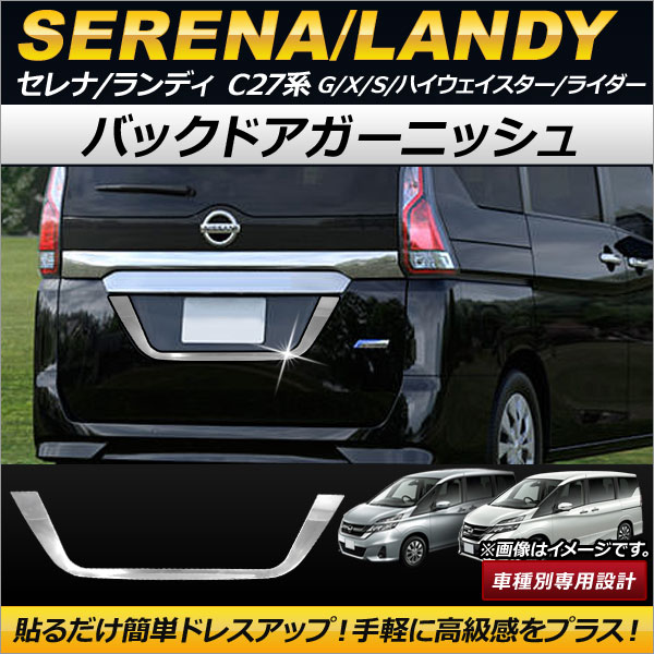 オートパーツエージェンシー バックドアガーニッシュ ニッサン