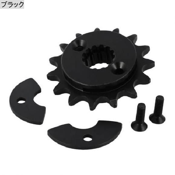 スチール チェーン スプロケット 適用: ホンダ XR650L XR 650 L オートバイ-フロント スモール スプロケット アクセサリー 適用: ブラック SR-DD-0107_2