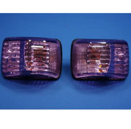 パープル ウインカー 適用: いすゞ 5-スター ギガ トラック クローム メッキ ボディ パーツ SR-AA-1285