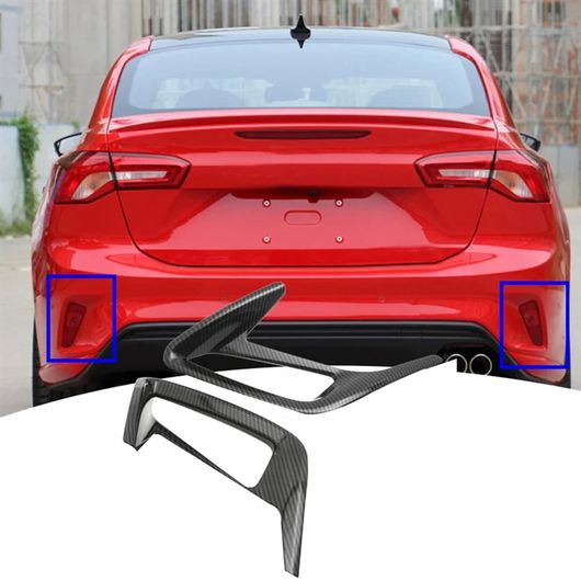 2ピース リア フォグライト ランプ フレーム カバー トリム 適用: フォード/FORD フォーカス MK4 セダン 2019-2020 SR-AA-8225