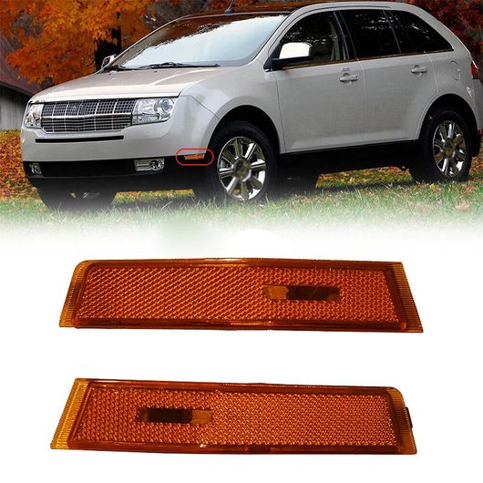 適用: リンカーン/LINCOLN MKX 2007 2008-2010 バンパー フェンダー サイド マーカー ライト ハウジング フロント ウインカー ライト シェル SR-BB-4263_2