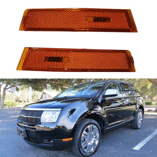 適用: リンカーン/LINCOLN MKX 2007 2008-2010 バンパー フェンダー サイド マーカー ライト ハウジング フロント ウインカー ライト シェル SR-BB-4263_5