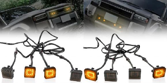 適用: トヨタ ランドクルーザー プラド J250 LC250 2024 2025 フロント アッパー グリル ライト・ロワー グリル ライト SR-BB-5683