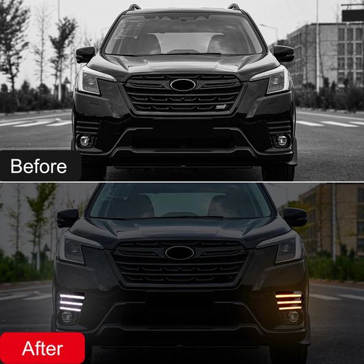 適用: スバル フォレスター 2022 2023 2024 ダイナミック DRL デイタイムランニングライト LED 2ピース SR-BB-6419の画像