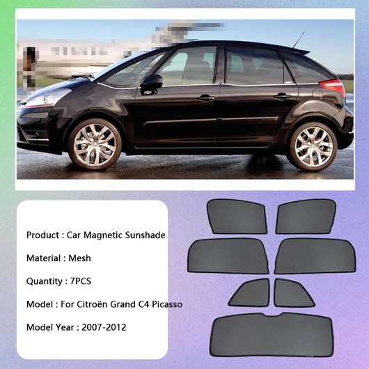 磁石 サンシェード 適用: シトロエン/CITROEN グランド C4 ピカソ 2
