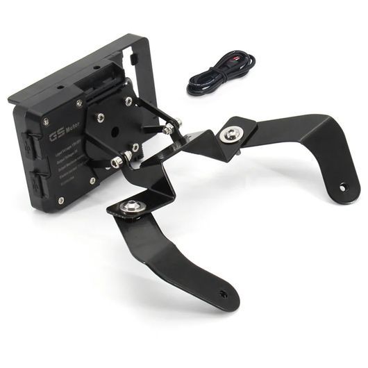 適用: TMAX 530 T-マックス 530 2012-2016 ウインドスクリーン ブラケット \u0026 電話 ホルダー 適用: オートバイ アクセサリー ブラック SR-CC-9555_4