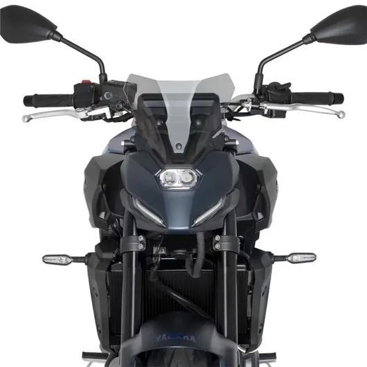 適用: MT-07 MT07 4世代 2025-2026 オートバイ フロント シールド スポーツ ツーリング エアロダイナミック バイザー ブラック・カーボン調 SR-DD-0293_7