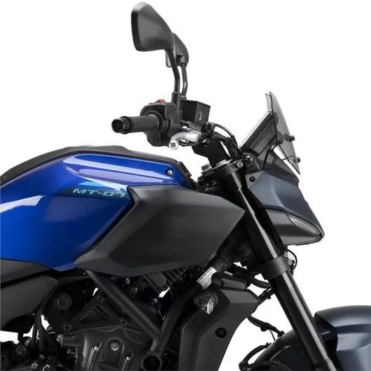 適用: MT-07 MT07 4世代 2025-2026 オートバイ フロント シールド スポーツ ツーリング エアロダイナミック バイザー ブラック・カーボン調 SR-DD-0293_8