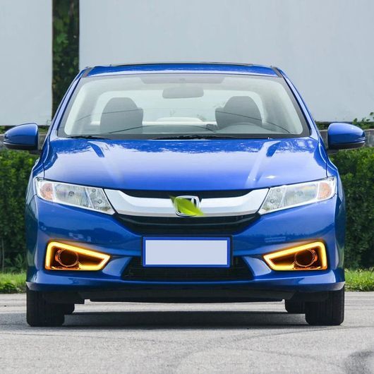 適用: ホンダ シティ 2015 2016 2017 2018 LED DRL ウインカー リレー 12V デイタイム ランニング ライト フォグランプ ホワイト SR-DD-0797_2