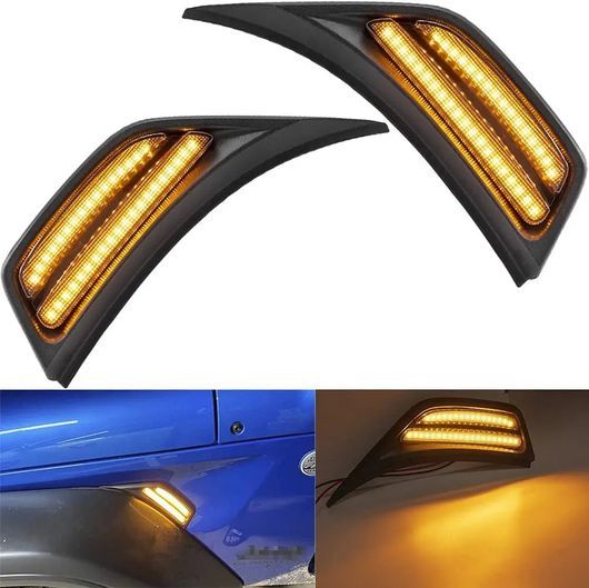 LED フロント フェンダー サイド マーカー ライト ターンシグナルランプ 適用: ジープ/JEEP JL 2018-2022 SR-DD-0861