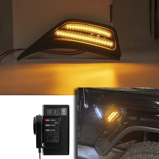 LED フロント フェンダー サイド マーカー ライト ターンシグナルランプ 適用: ジープ/JEEP JL 2018-2022 SR-DD-0861の画像