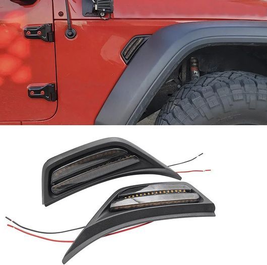 LED フロント フェンダー サイド マーカー ライト ターンシグナルランプ 適用: ジープ/JEEP JL 2018-2022 SR-DD-0861の画像
