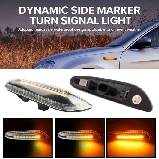 LED フロント フェンダー サイド マーカー ライト ターンシグナルランプ 適用: 1シリーズ 3シリーズ 5シリーズ E36 E53 E91 E61 E83 E93 SR-DD-0904_1