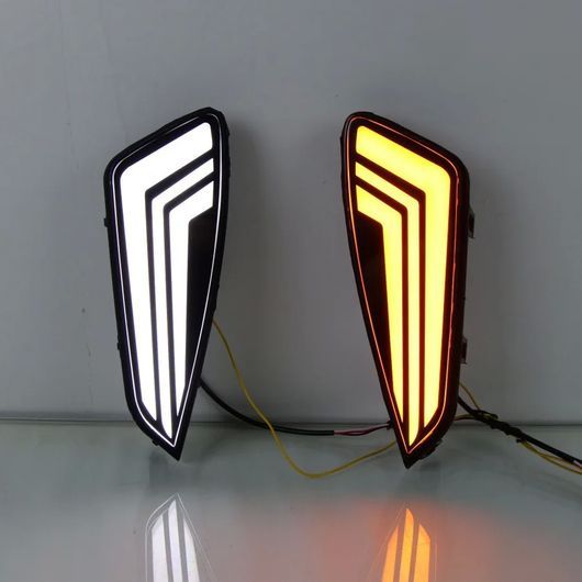 適用: トヨタ グランビア 2022-2025 LED DRL デイタイム ランニング ライト フロント フォグライト ランプ SR-DD-0939_2