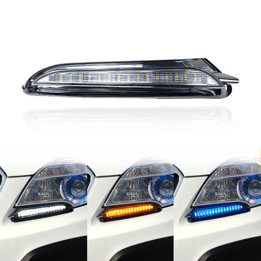 DRL 適用: ビュイック/BUICK アンコール 2013-2015 LED DRL デイタイム ドライビング ランニング ライト デイライト フォグランプ カバー SR-DD-1016_1