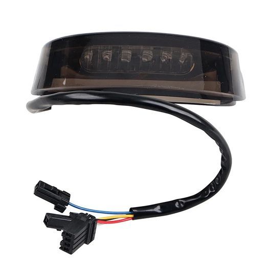 1ピース オートバイ LED ブレーキ テールライト 統合 ウインカー アクセサリー 適用: スポーツスター ダイナ スモーク ブラック SR-DD-1279_3