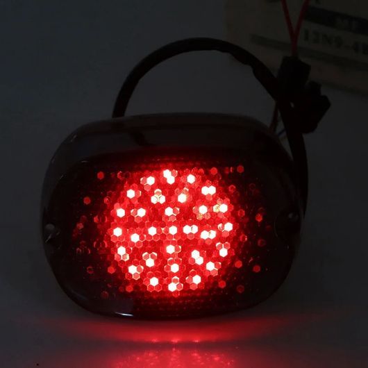 1ピース オートバイ LED ブレーキ テールライト 統合 ウインカー アクセサリー 適用: スポーツスター ダイナ スモーク ブラック SR-DD-1279_5