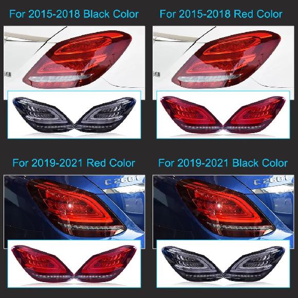 適用: メルセデス-ベンツ C-クラス W205 テールライト 2015-2021 LED