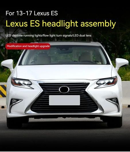 適用: レクサス ES ES300 ヘッドライト 2013-2017 LED プロジェクター