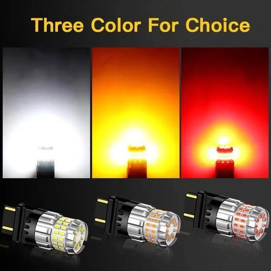 2ピース LED バルブ 12V ウインカー ランプ ブレーキ バルブ リバース