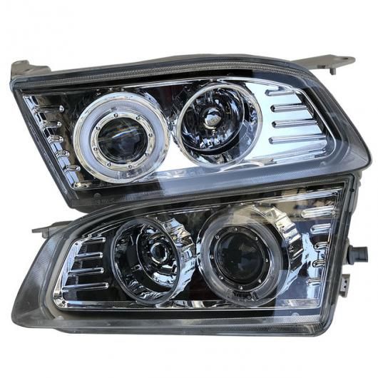 LED ヘッドランプ 適用: トヨタ カローラ AE110 ホワイト バックグラウンド エンジェルアイ レンズ ヘッドライト 1996 カローラ AE110 SR…