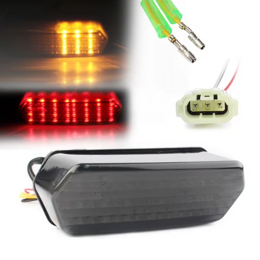 リア ウインカー テールライト 適用: ホンダ グロム125 MSX 125 2014 2015 CBR650F CTX700N スモーク ブラック SR-BB-7871