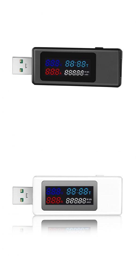 AL DC4-30V USB 電流 電圧 タイミング パワー 容量 電動 テスター LCD 色 ディスプレイ 0-6.5A ボルト メーター AL-RR-5848｜apagency5