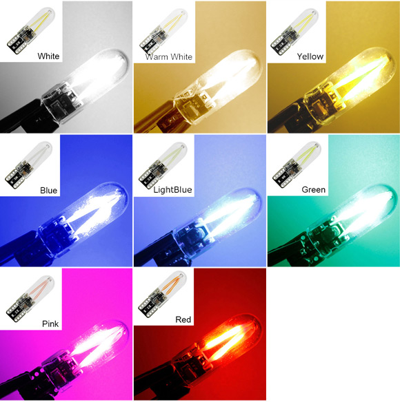AP LEDバルブ T10 ガラス管 COBフィラメント電球 12V-24V 選べる8カラー AP-LB082 入数：2個｜apagency5｜04