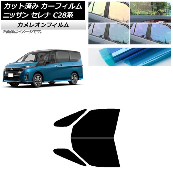 オートパーツエージェンシー カーフィルム 日産 セレナ C28系 (C28/NC28/FC28/FNC28/GC28/GFC28) 2022年 ...