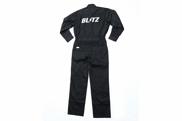 ブリッツ/BLITZ メカニックスーツ オールブラック 選べる4サイズ｜apagency5｜02