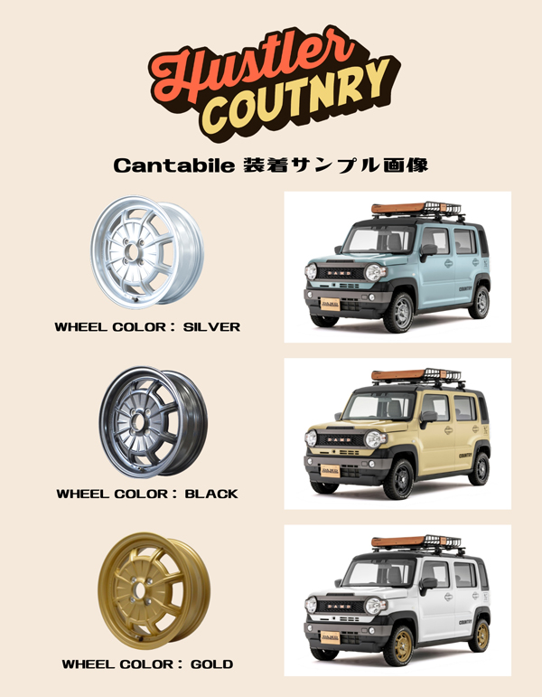 ダムド/DAMD COUNTRY エクステリア＋ホイールセット 未塗装品素地