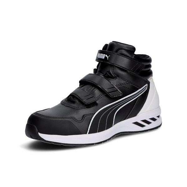 PUMA SAFETY 安全靴 Rider 2.0 Black Mid ブラック ミドルカット JSAA規格A種認定商品 衝撃吸収 選べる6サイズ No.63.352.0｜apagency5