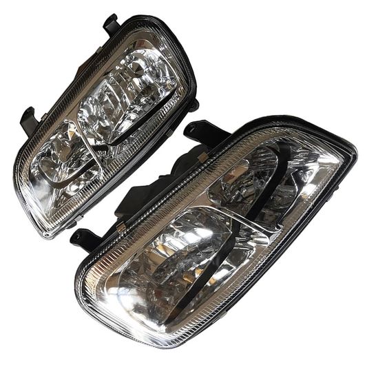 クリスタル ガラス ヘッドライト 適用: トヨタ RAV-4 RAV4 SXA10 SXA11 ヘッドランプ 1998 1999 2000 2ピース RAV4 98-2000 SR-AA-1419の画像