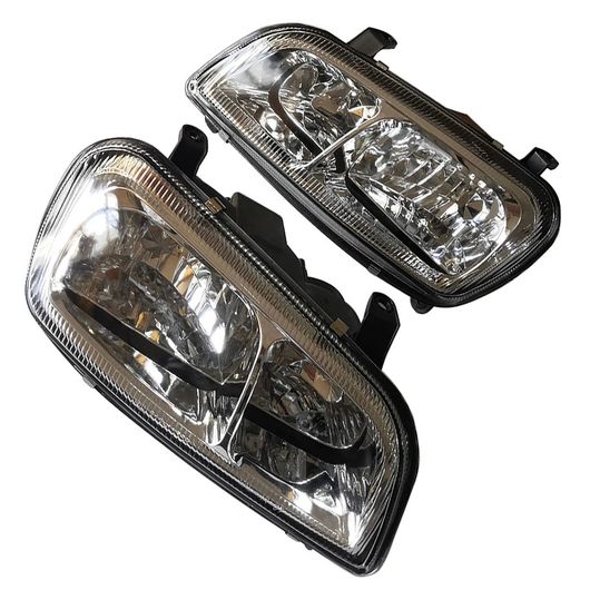 クリスタル ガラス ヘッドライト 適用: トヨタ RAV-4 RAV4 SXA10 SXA11 ヘッドランプ 1998 1999 2000 2ピース RAV4 98-2000 SR-AA-1419の画像