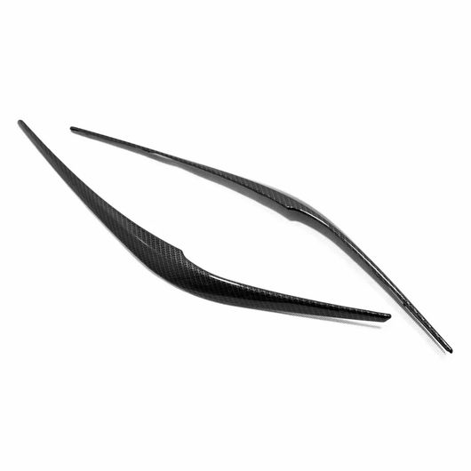 適用: マツダ CX-5 CX5 2017-2019 2020 2021 カーボンファイバー ヘッドライト アイブロー カバー トリム リア ABS クローム リア SR-AA-…