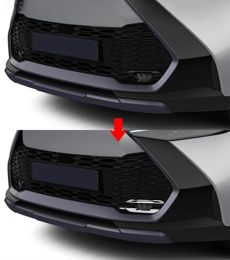 適用: トヨタ CHR C-HR 2024 2025 ABS クローム エクステリア アクセサリー フォグライト ベゼル カバー サイド ドア ボディ カバー SR-A…_1